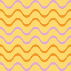 Yellow waves abstract seamless background with different shapes, folded into a seamless pattern.
Abstract multicolored texture for printing on paper, fabric, background for other graphic design.