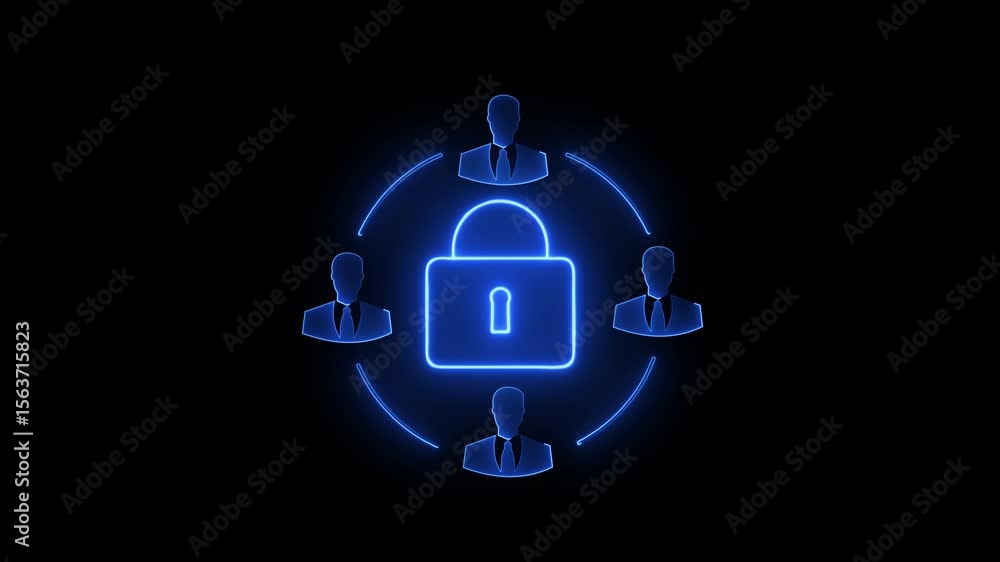 Poster virtual private network concept, a service that encrypts your internet traffic and protects your onl