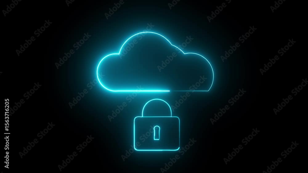 Poster virtual private network concept, a service that encrypts your internet traffic and protects your onl