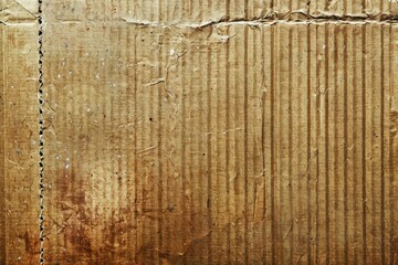 Vibrant Image of Rustic Cardboard Paper Background for Eco Design