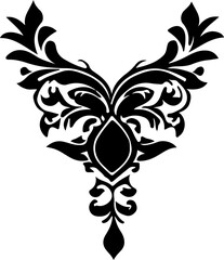 Necklace Silhouette Vector Set, Elegant Necklace Vector Art, Fashion Necklace Silhouette Design, Jewelry Necklace Outline Vector, Pendant Necklace Silhouette Pack, Stylish Necklace Vector Collection, 