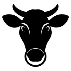 cow on white