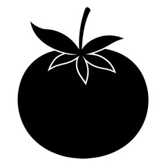 vector illustration of a tomato