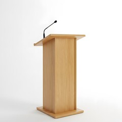 microphone on a podium