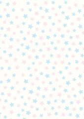 파스텔 별무늬 패턴 배경 일러스트 A4 A3