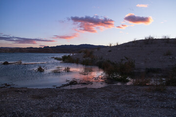 Sunset at Lake Mead National Recreation Area, Nevada
