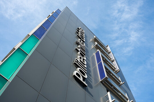 Dormitory buildings at Politechnika Ł&oacute;dzka student campus in Ł&oacute;dź. Accommodation building for Lodz University of Technology students on February 8, 2025 in Lodz, Poland.