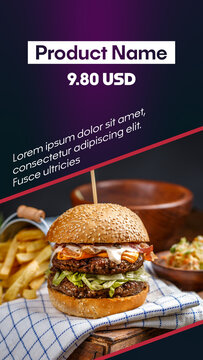 Restaurant Food Promo Animation