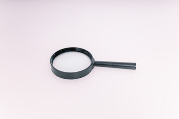 Magnifying Glass isolated on white background.