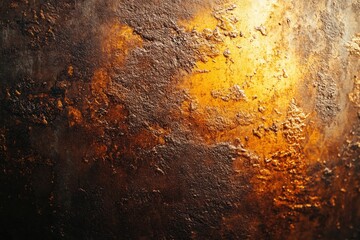High Resolution Visual of Old Rusty Metallic Surface Closeup