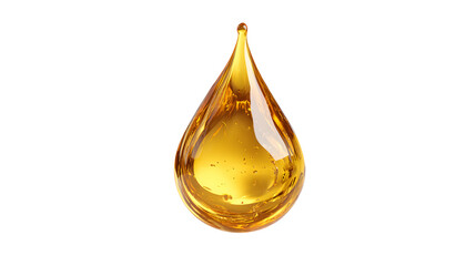 A drop of oil is shown in a glass