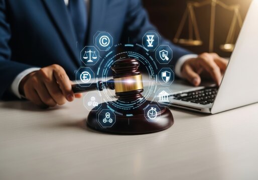 Legal services online lawyer attorney justice law firm digital technology