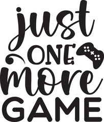 Just one more game svg