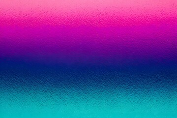 Vibrant gradient background transitioning from bright pink through magenta and deep purple to cool turquoise with a textured surface effect