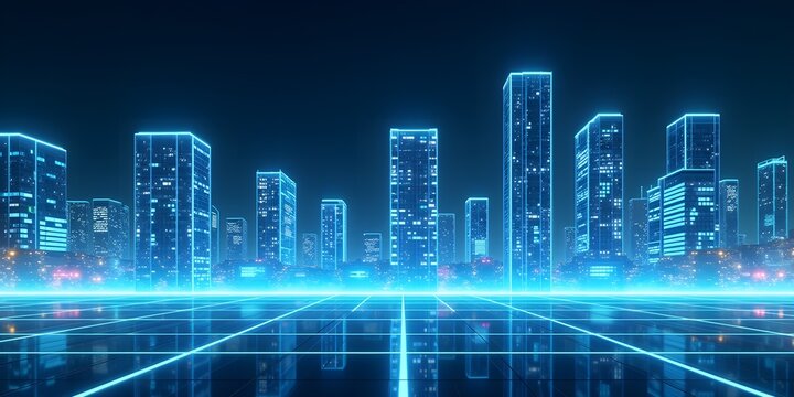 abstract background with binary code