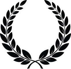 Golden Laurel Wreaths & Branches Set: Elegant Victory, Achievement, and Decorative Design Elements Collection.