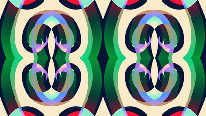 gradient flower art pattern of indonesian culture traditional tenun batik ethnic dayak ornament	