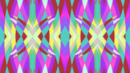 Obraz premium gradient flower art pattern of indonesian culture traditional tenun batik ethnic dayak ornament 