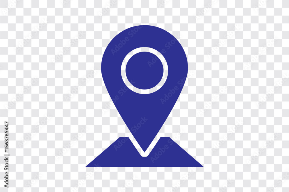 Poster navigation route icon sign vector