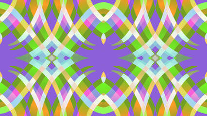 gradient flower art pattern of indonesian culture traditional tenun batik ethnic dayak ornament	