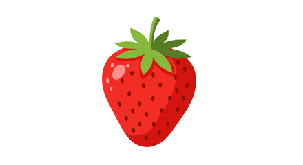 strawberry isolated on white background