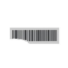 Illustration of torn coded sticker label. Illustration of damaged coded sticker label. Illustration of coded sticker label vector. Illustration of striped bar code
