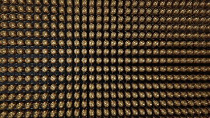 Texture of Metallic Studded Surface with Repetitive Pattern for Indust