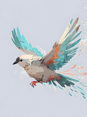 pigeon on a branch