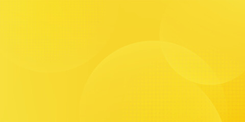 Fluid yellow gradient shapes composition