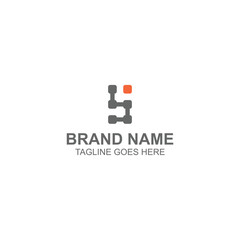 letter y logo design for technology or brand with creative illustration