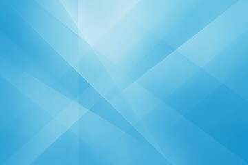 Fototapeta premium Abstract light blue background with intersecting geometric lines and subtle gradients