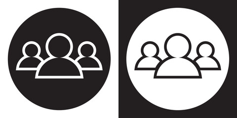 Team  Icon.  Teamwork  Icons, vector illustration. EPS 10/AI