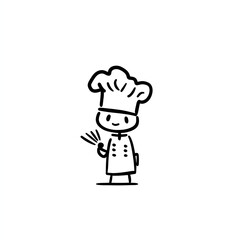 chef with a tray
