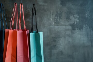 Detailed Picture of Shopping Vertical Background