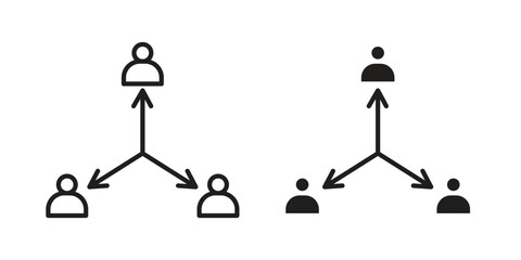 Coordinate icon. Flat and stroke versions. Graphic elements.