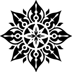 Stencil pattern icon