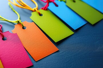 High Resolution of Colorful Sales Labels for Shopping
