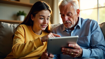 Grandfather's Digital Journey Begins