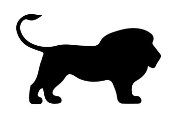 Obraz premium lion silhouette