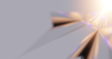 Abstract crystal background 3d render