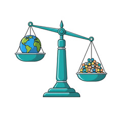 Global Sustainability Balancing Economic Growth and Environmental Protection