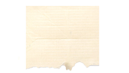 old paper on white background