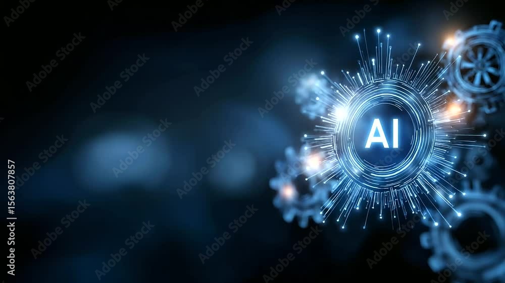 Poster explore the synergy of ai agents and digital tools driving productivity and automation.