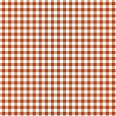 Warm Brown and White Gingham Pattern