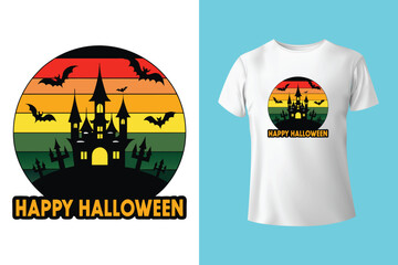 Scary Halloween Halloween T shirt Design