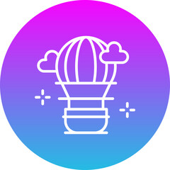 Hot Air Balloon Icon