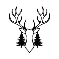 deer head silhouette