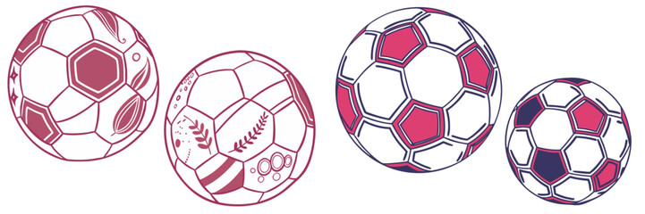 Fototapeta premium soccer ball vector