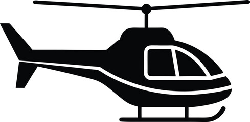 Obraz premium helicopter on a white background
