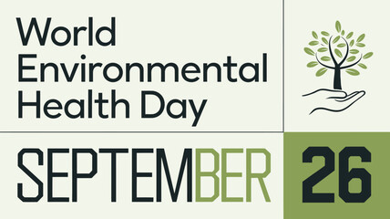 Obraz premium Vector graphic illustration of world environmental health day good for world environmental health day celebration